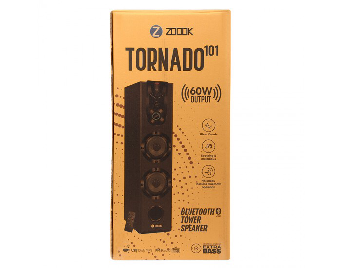 ZOOOK BLUETOOTH SPEAKER TORNADO 101 TOWER